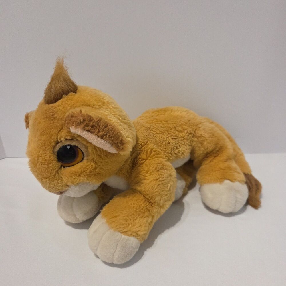Vintage 1993 Mattel Lion King Simba Plush Toy Disney No Tags